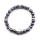 Hématite 8mm perles Bracelet en acier inoxydable alliage breloque pour hommes